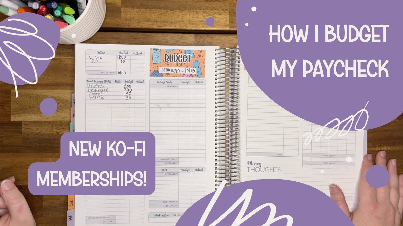 Budget with Me | Closing October + Planning November | Budget by Paycheck Workbook Setup