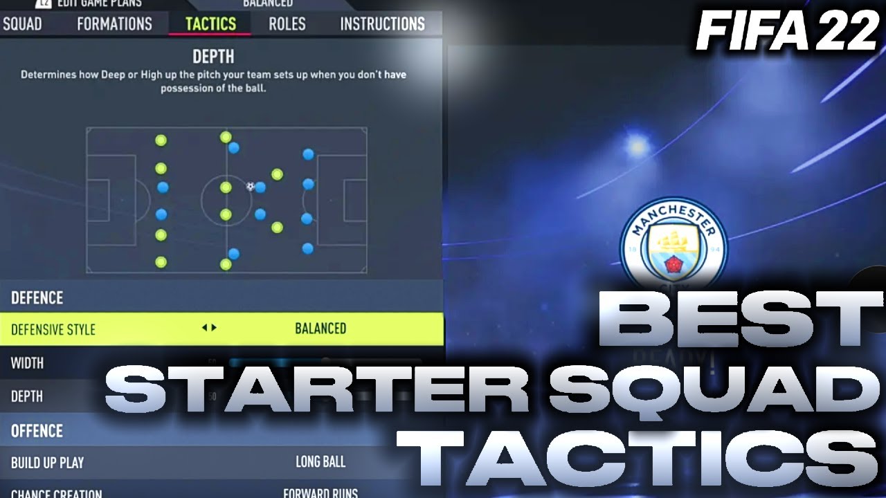 The *BEST* Starter Squad Tactics for FIFA 22 // FIFA 22 Ultimate Team