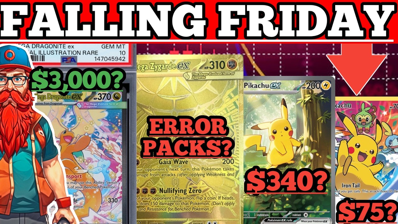 POKEMON FALLING FRIDAY! Weekly Investing, Collecting & News Market Update!