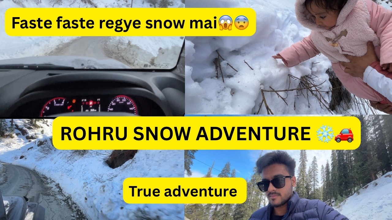 Rohru Snow Adventure ❄️ 2.5 Feet Snow + Crazy Off-Roading 🚗