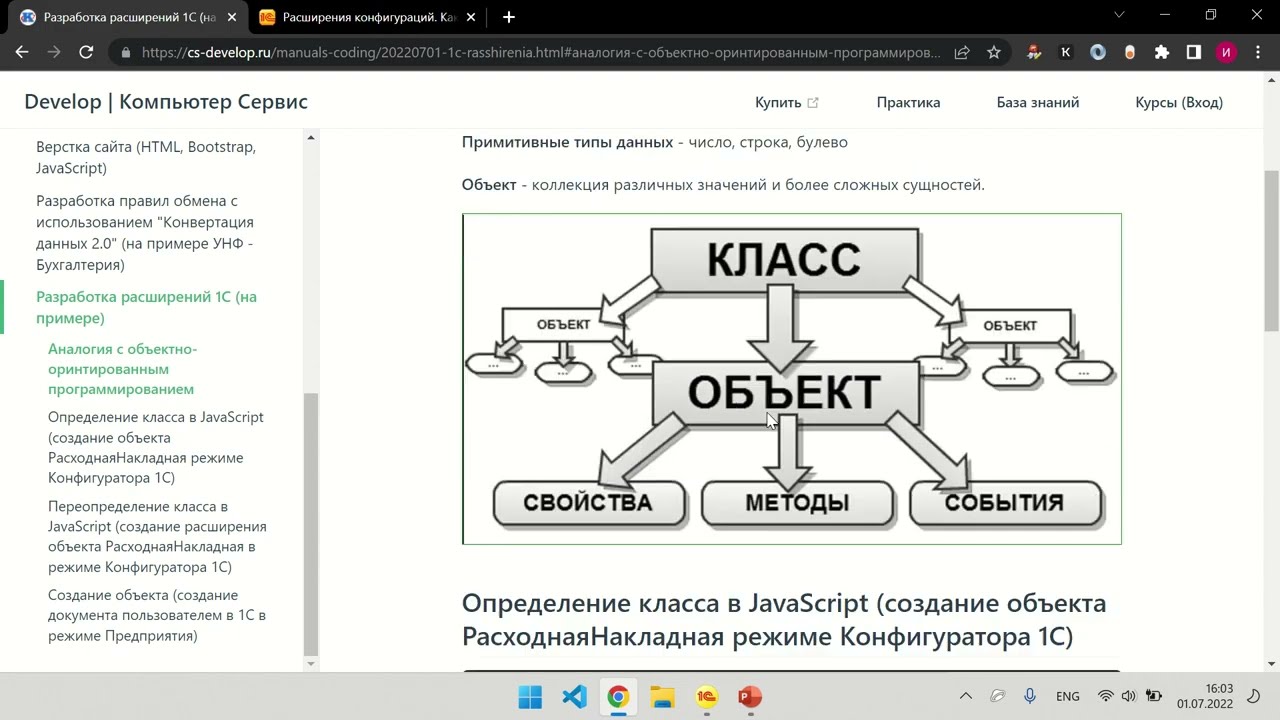 Разработка расширений 1С (на примере 1С:УНФ). Аналогия с объектно-ориентированным программированием