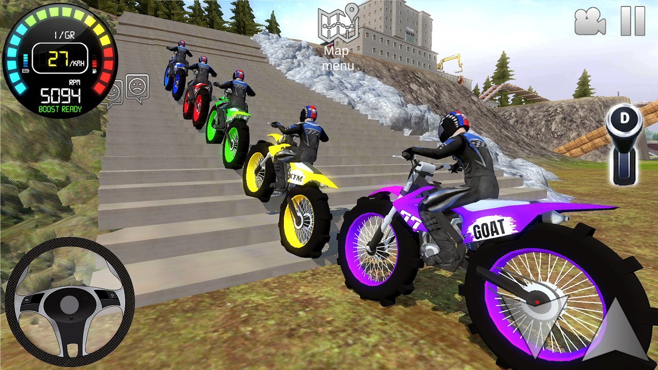 Juego de Motos - Extrema de Motocicletas #15 Offroad Outlaws Android / IOS gameplay FHD