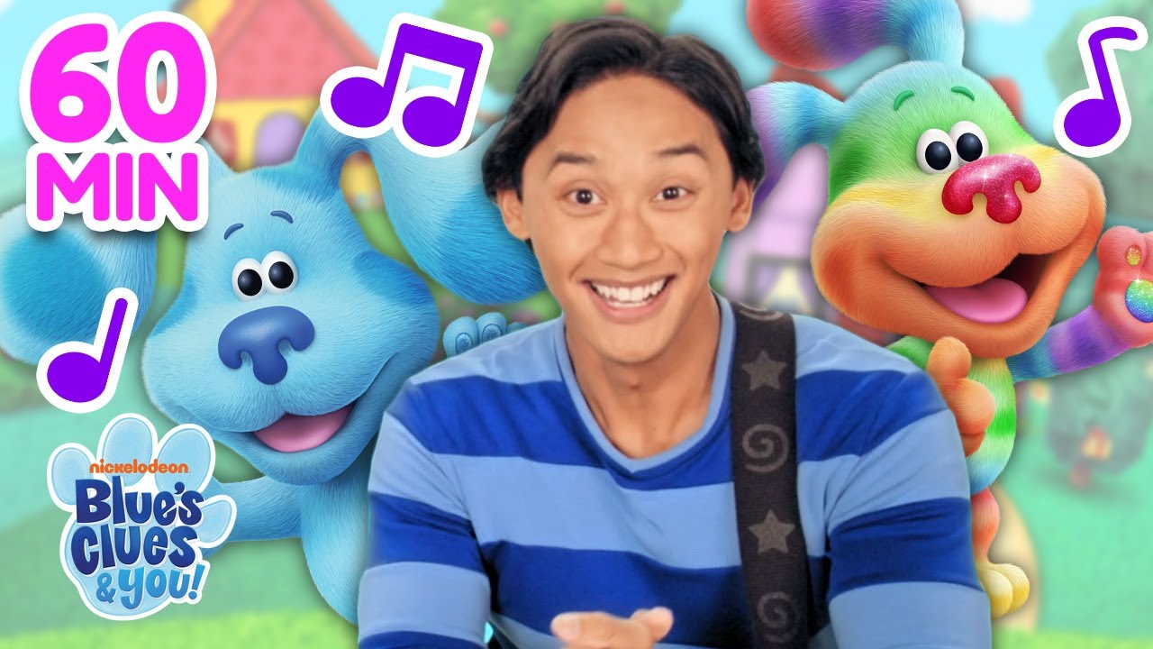 Blue's Song Adventures! #3 🌈 w/ Josh & Rainbow Puppy! | 60 Minute Compilation | Blue’s Clues & You!