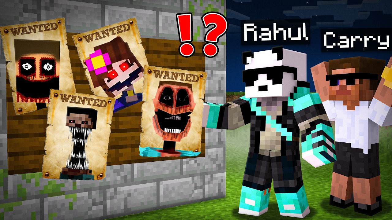 We Found Wanted Scary MIMICS FAMILY in Minecraft!