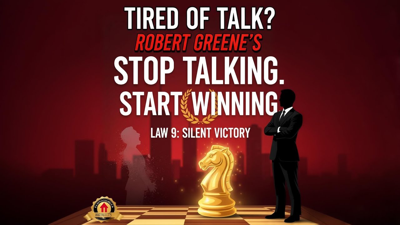 Robert Greene's Law of Silent Victory: Stop Talking, Start Winning | 48 Laws of Power