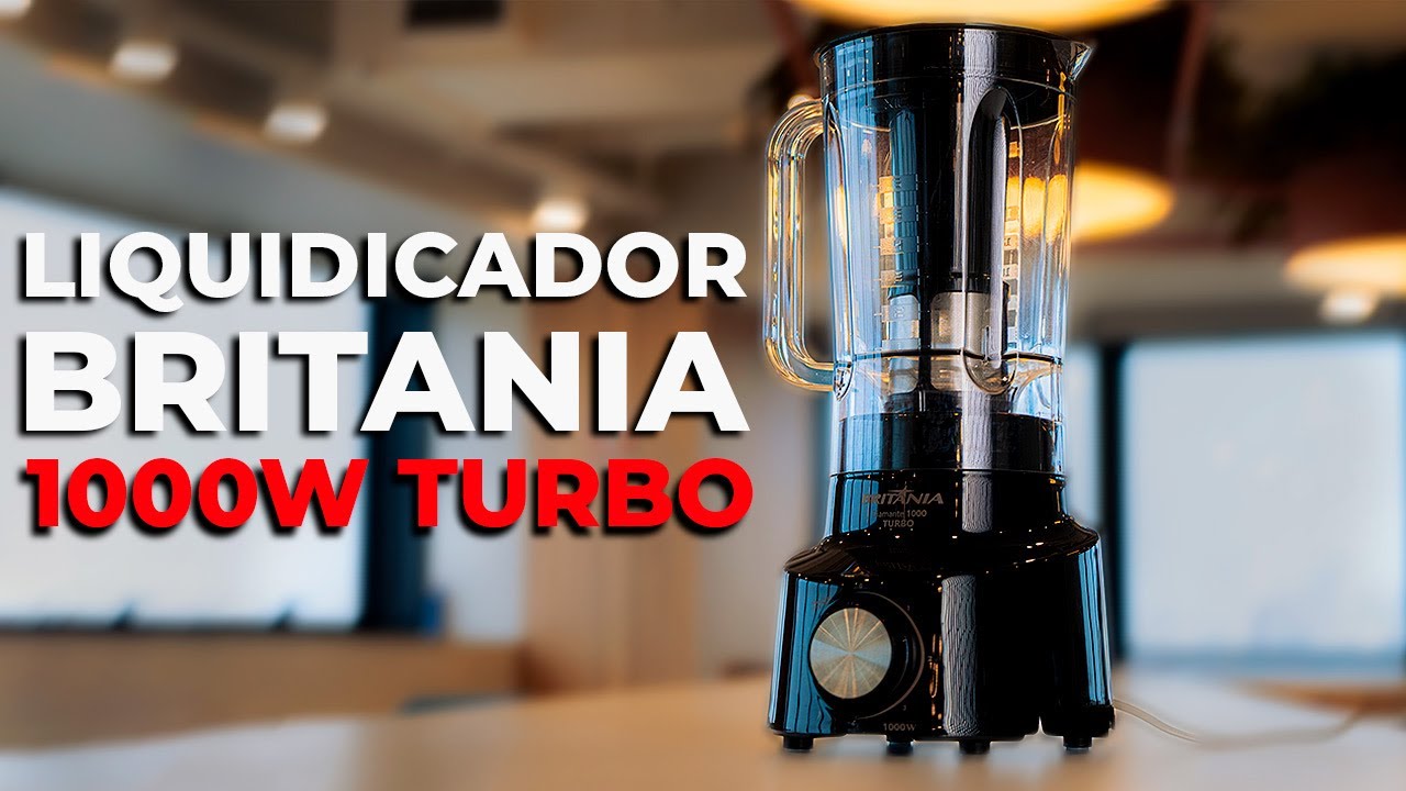 RESENHA DO LIQUIDIFICADOR BRITÂNIA DIAMANTE 1000W TURBO
