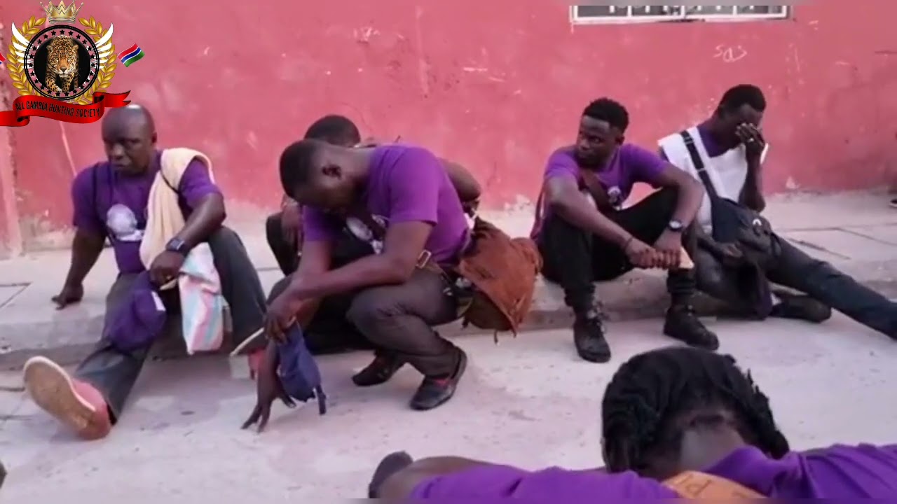 Odilleh hunting society,Banjul the Gambia burial play for their late omo ajaday Cheng part 2.