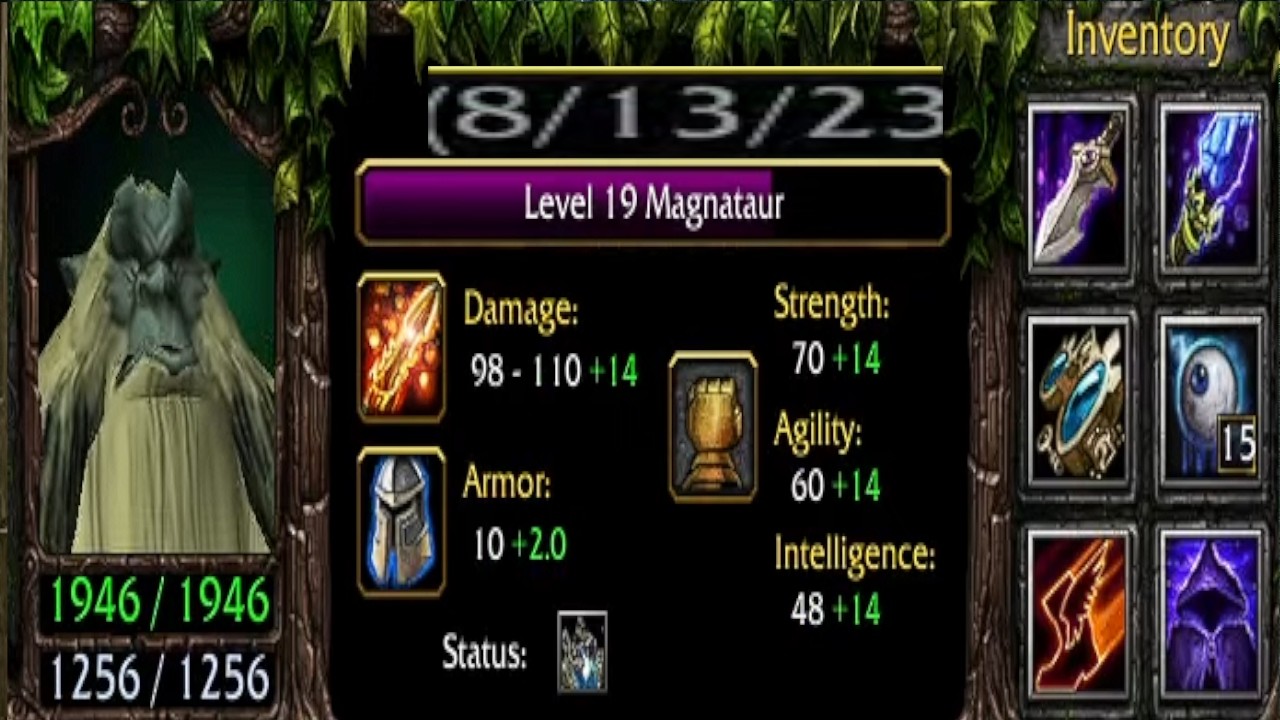 🟦Magnus is all about daggering and skewing [Dota v6.89N] (KOR)