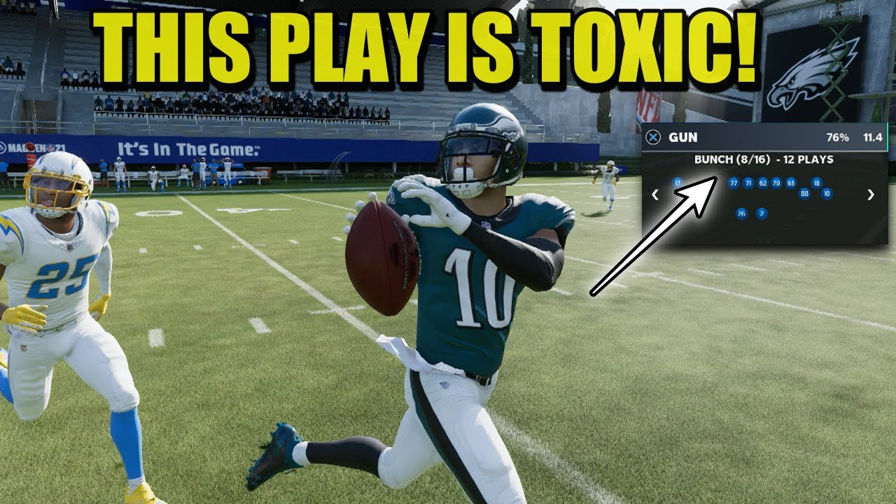 THIS NEW GUN BUNCH MONEY PLAY DESTROYS ANY DEFENSE! MADDEN 21 TIPS
