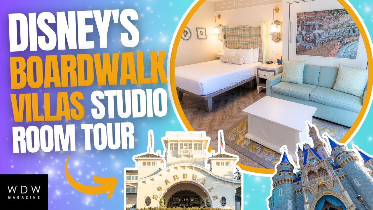 Disney Boardwalk Villas - Studio Room Tour