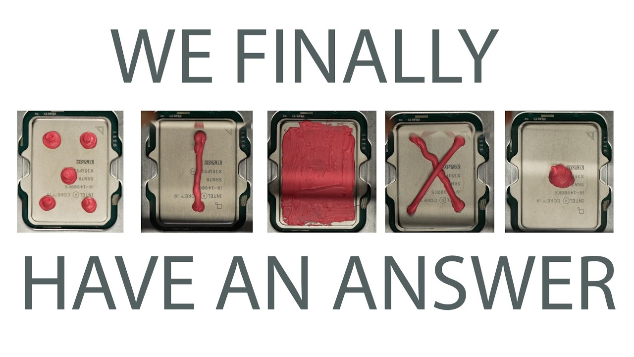 Did You Know There Are Many Ways to Apply Thermal Paste? But Which is Best?