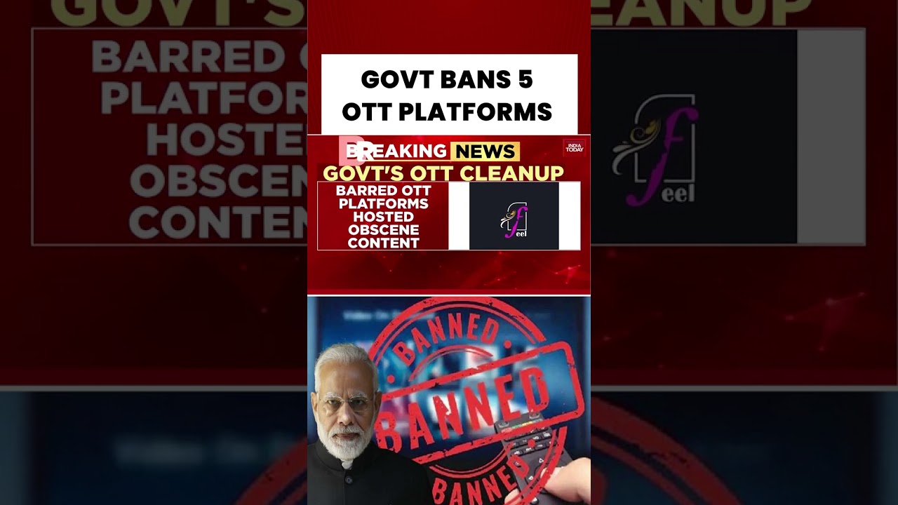 India Blocks 5 OTT Platforms Over Obscene Content | Government's Move After OTT Content Analysis