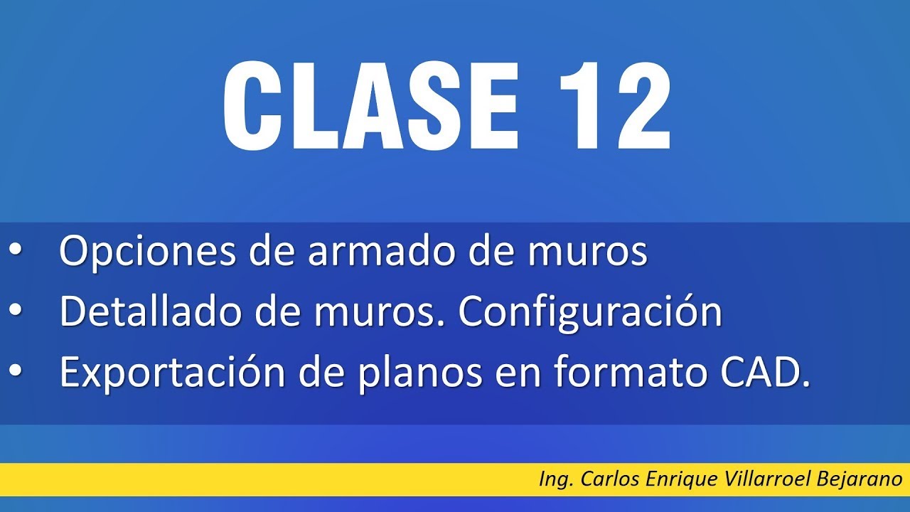 CLASE 12 curso ROBOT STRUCTURAL (RC walls)