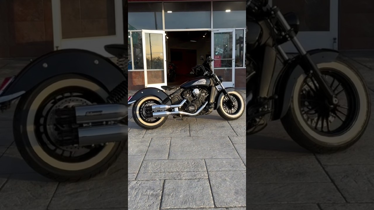 Tailgunner Exhaust On 2016 Indian Scout Sixty 