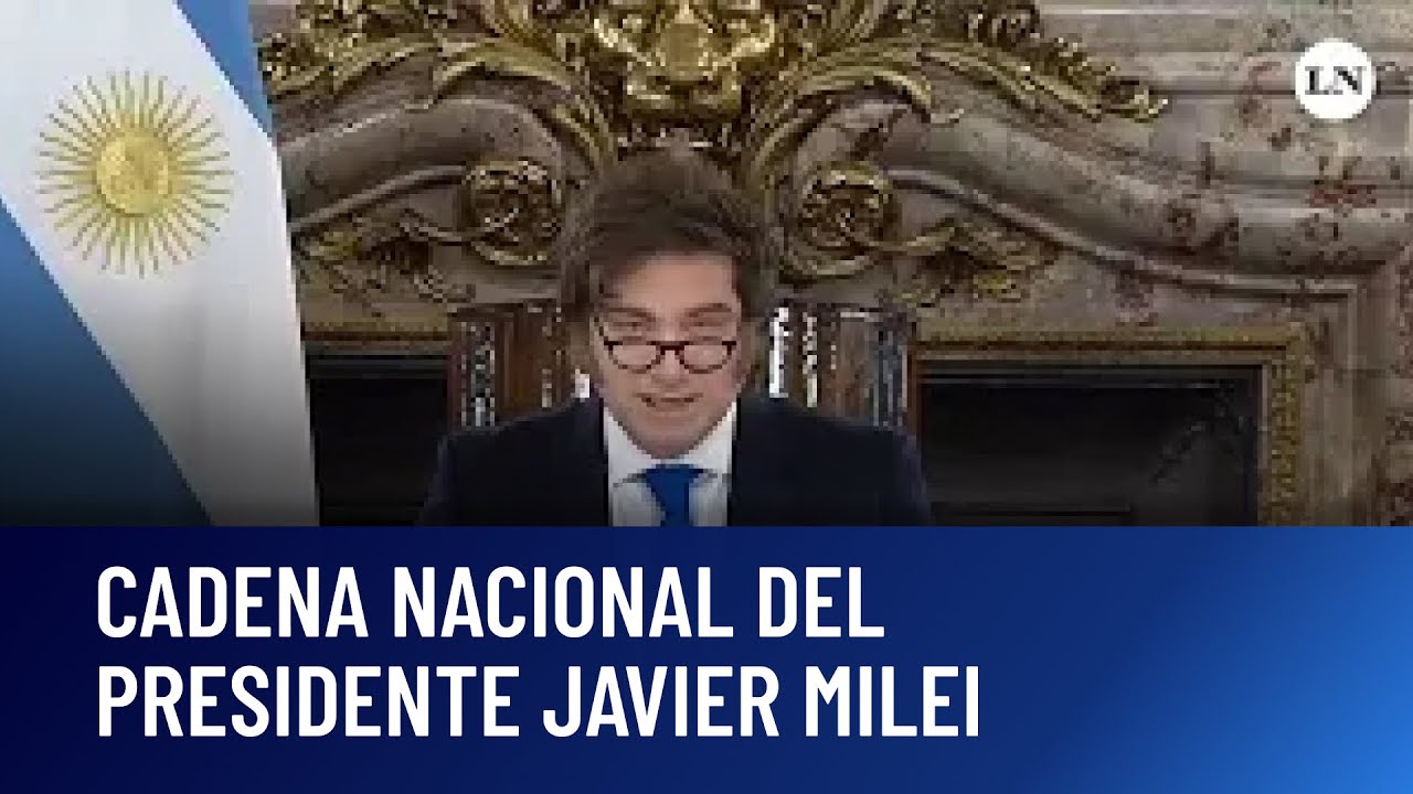 Cadena nacional completa del presidente Javier Milei (08/08/2025)