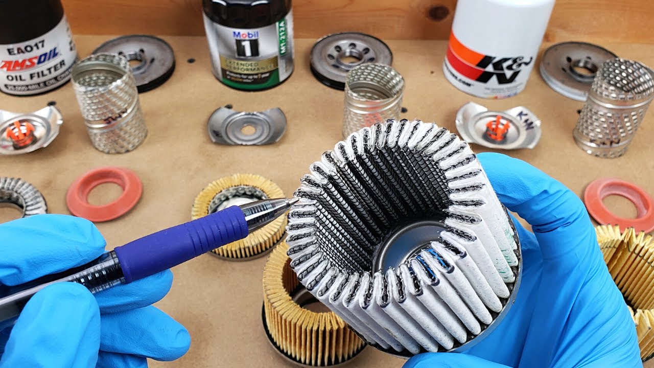 2021 Ford F-150 Oil Filter Cutups!  AMSOIL vs Mobil-1 vs K&N! 🔥🔥🔥