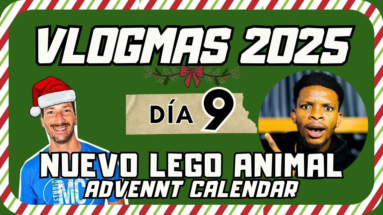 VLOGMAS DÍA 9 🎄 Animal + Vehículo | Calendario Adviento LEGO 2025
