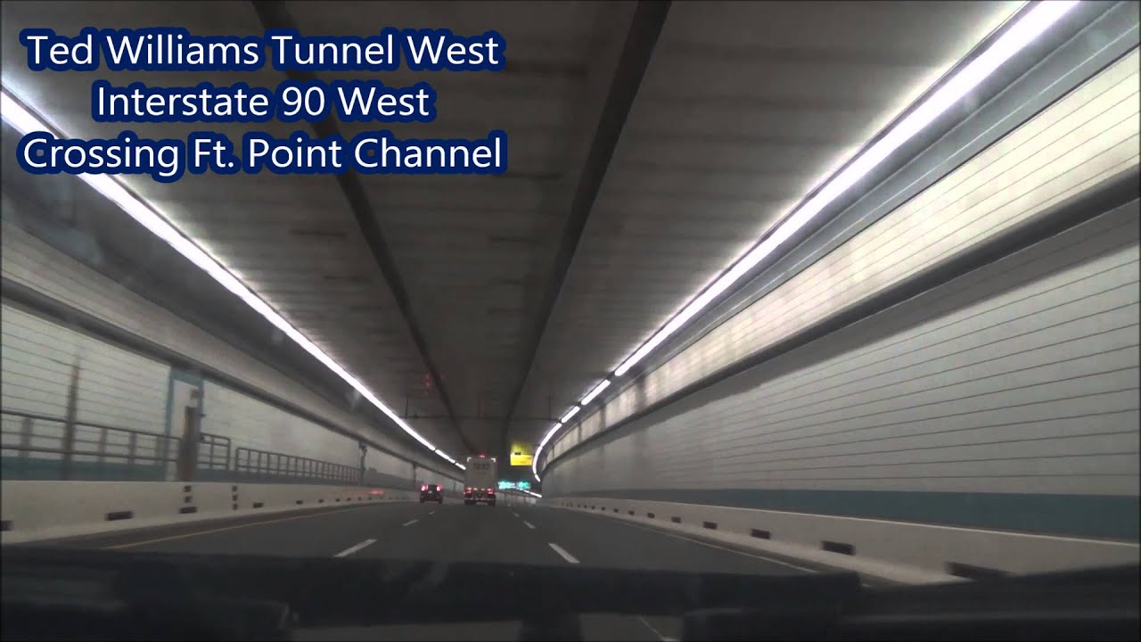 Ted Williams Tunnel, Logan Airport, I-93 South Night Drive | Matthew Zhou