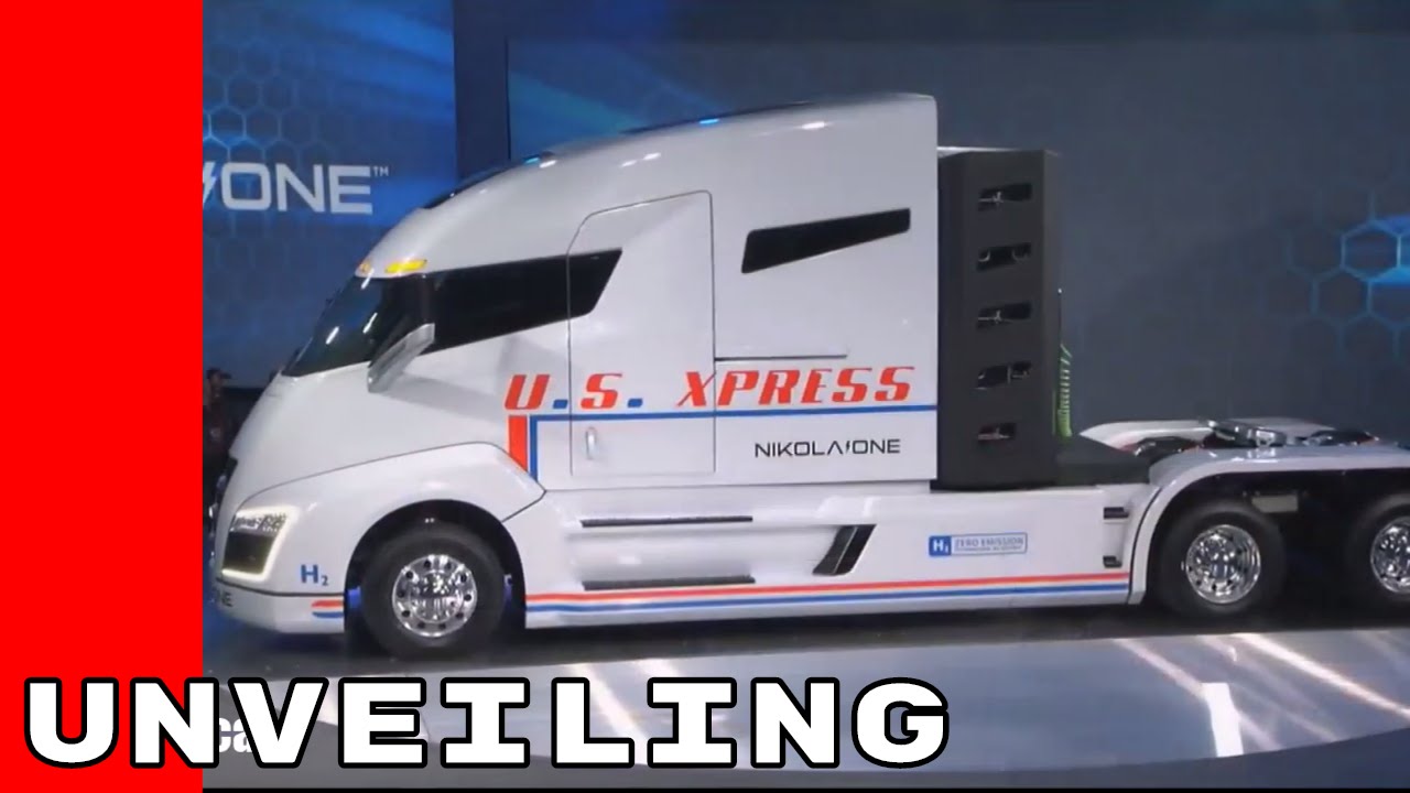 Презентация водородного полуприцепа Nikola One