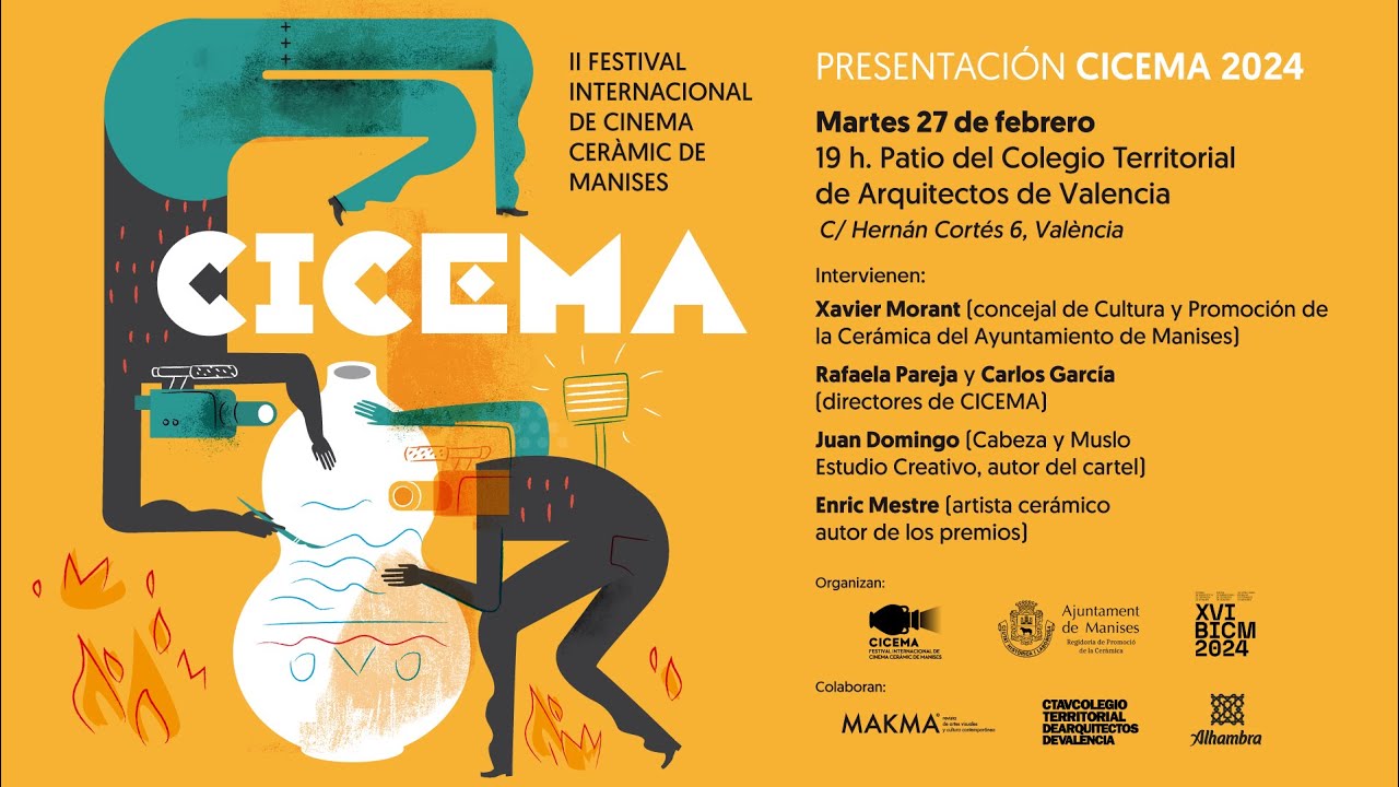 Presentación de CICEMA 2024 | II Festival Internacional de Cinema Ceràmic de Manises