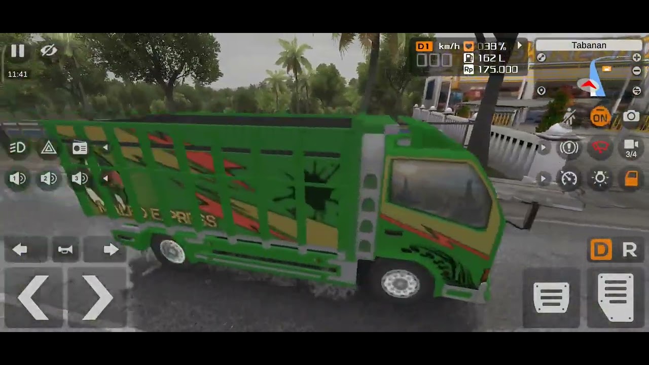 Bus simulator game  realistic 3D Indonesian environment and busses!Bus like karo subscribe karo 