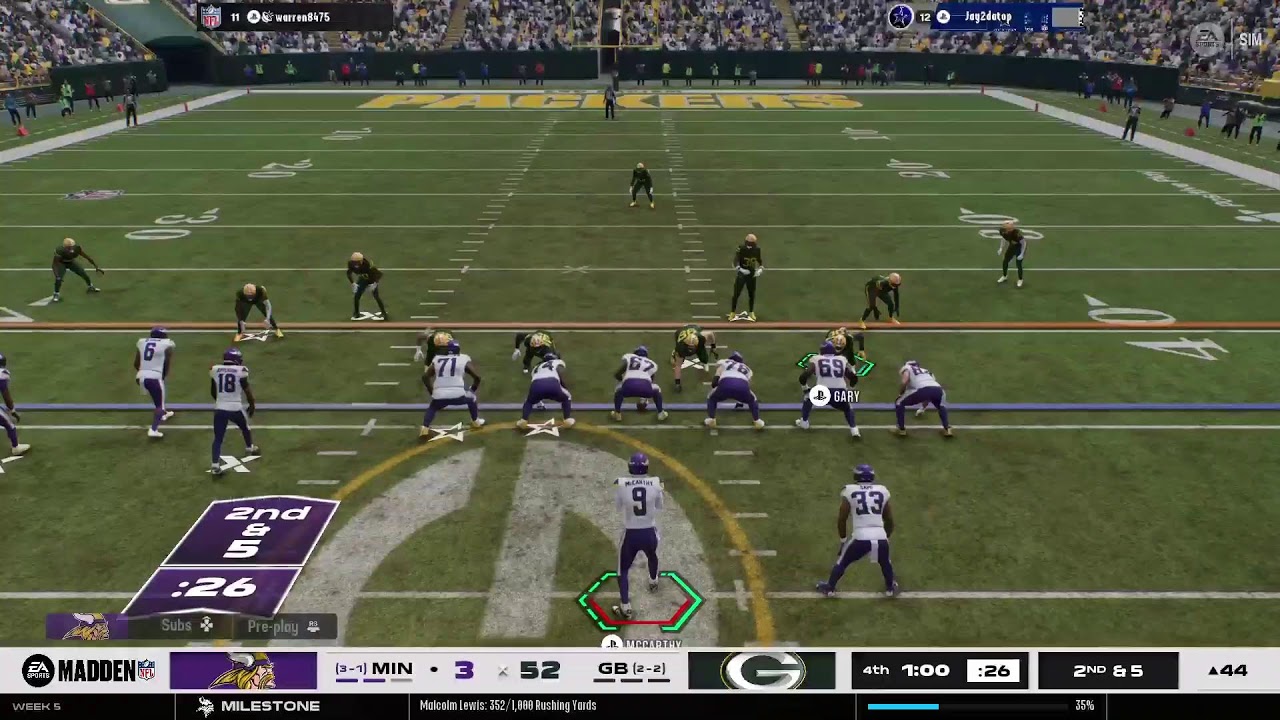 Vikings vs Packers
