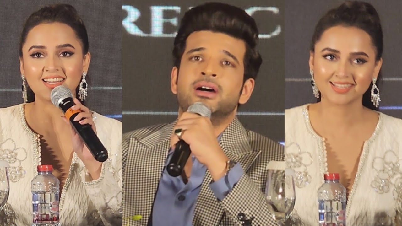 Tejasswi Prakash & Karan Kundra today at Press Conference of Filmfare Awards 😍🔥📸