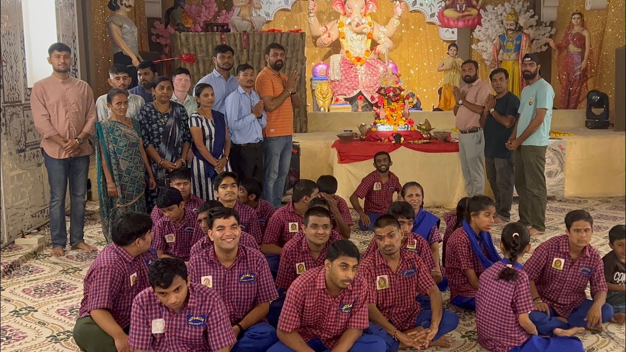 દીવ - ઘોઘલા માં શ્રી સિદ્ધિ વિનાયક મંદિરે વાત્સલય સંસ્થા ના બાળકો એ ગણપતિ બાપા ના કરયા દર્શન. #yes