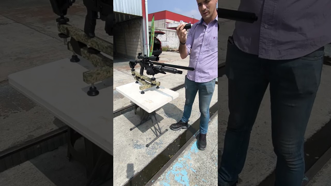 Un silenciador de impresi&oacute;n con buen resultado dentro del air venturi avenge X t&aacute;ctical.25