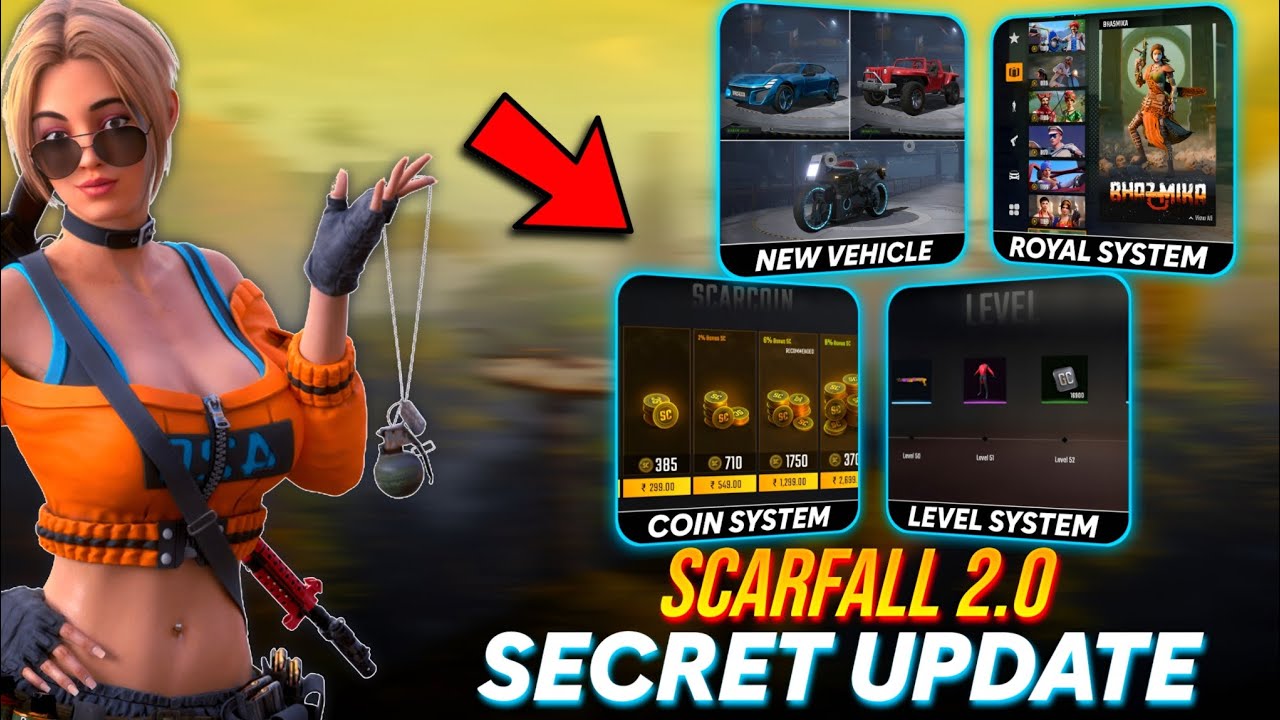 🔥 ScarFall 2.0 Beta APK Download | New Skins, Vehicles, Bundles & Features FIRST LOOK