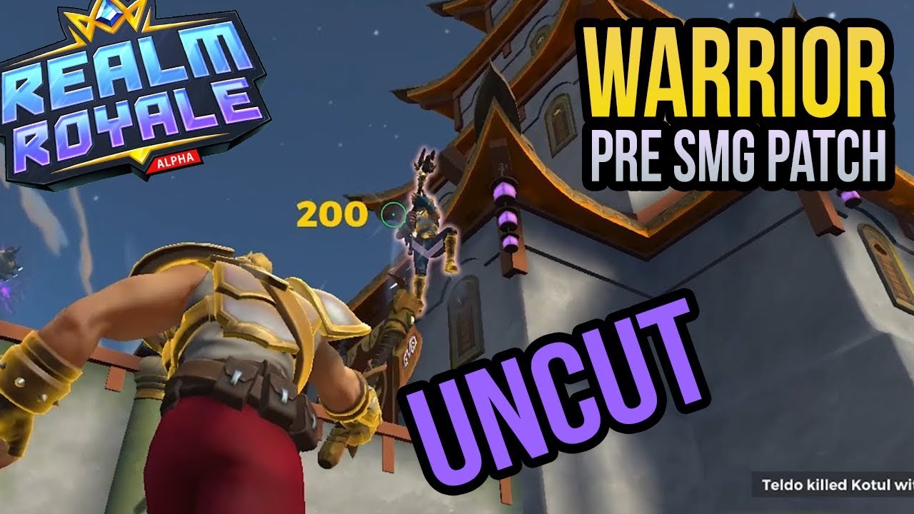 Solo Warrior - Hitbox Patch - Realm Royale Uncut Gameplay