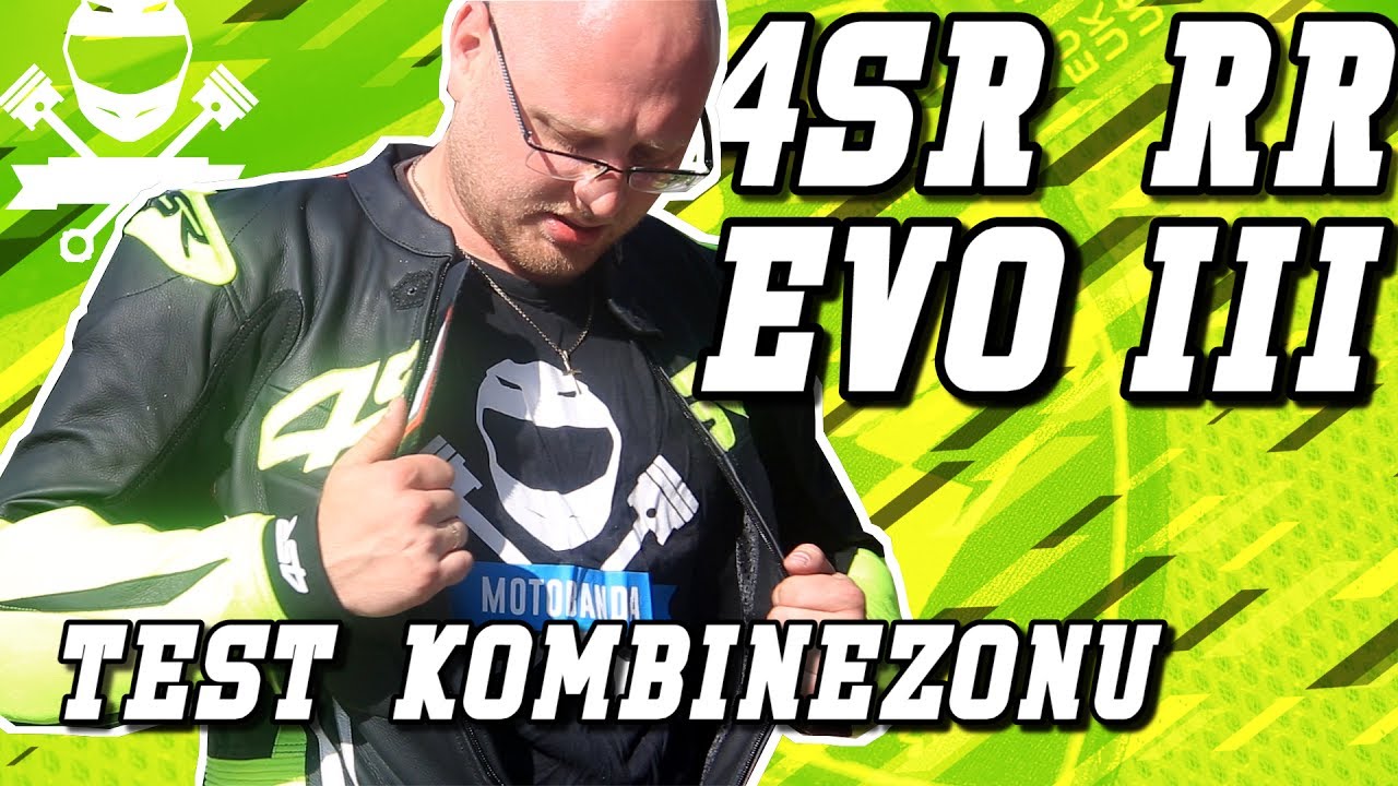 4SR RR Evo III Neon - Ubieramy się w Wypasiony Czeski Kombinezon Motocyklowy