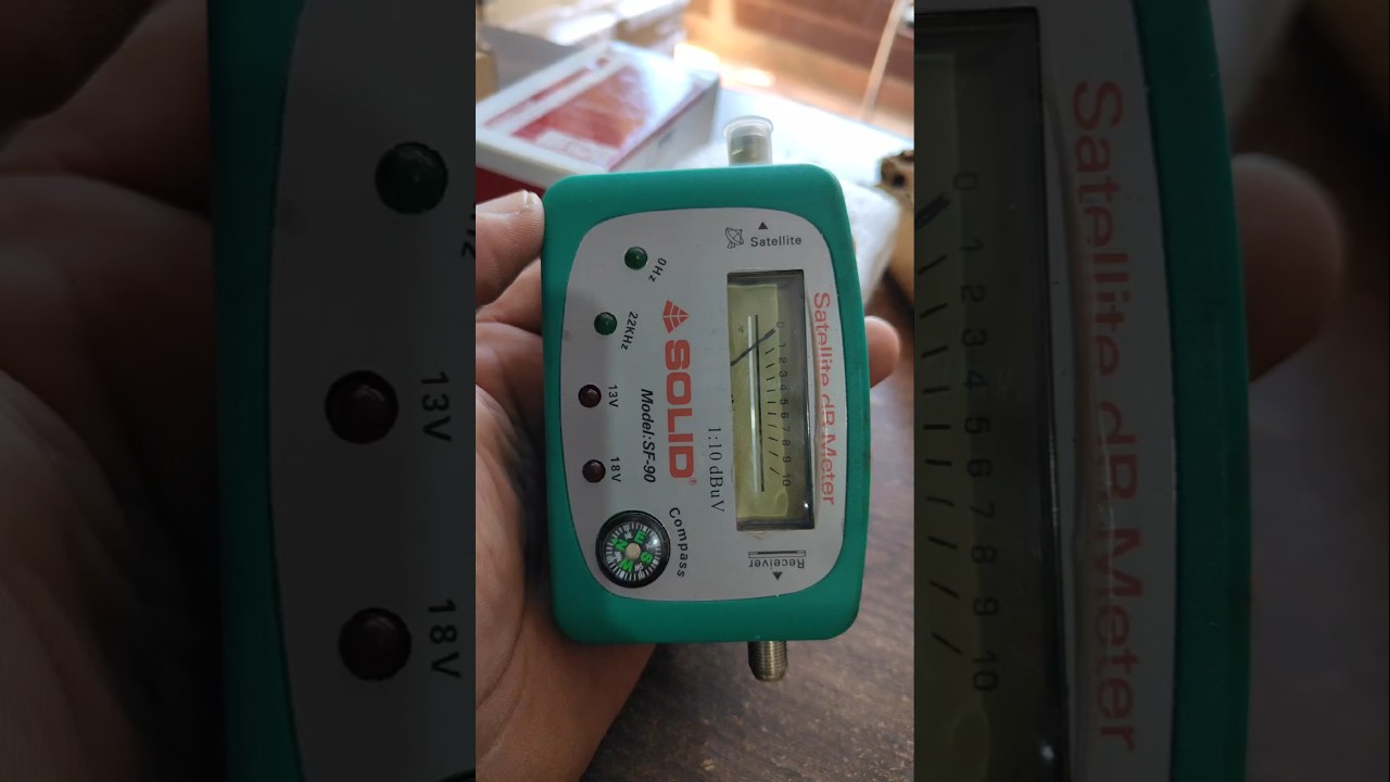 SOLID SF-90 Satellite Analog dB Meter 