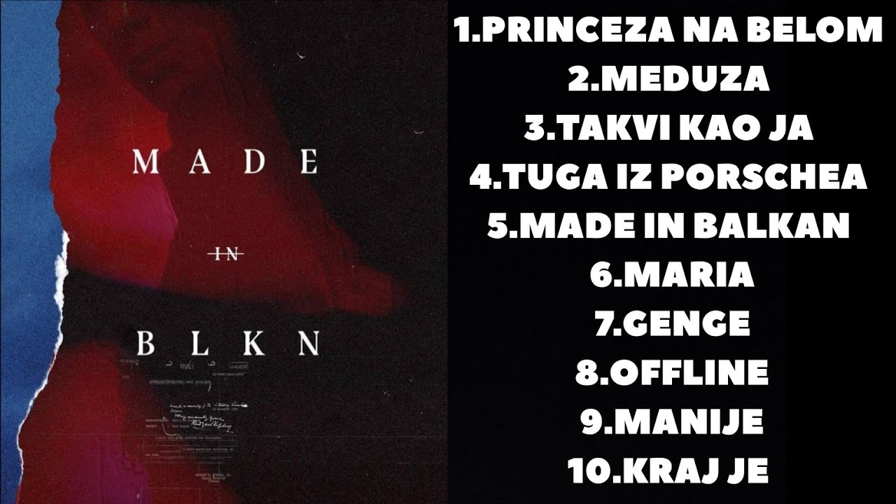 RELJA-MADE IN BLKN (FULL ALBUM MIX 🔥)