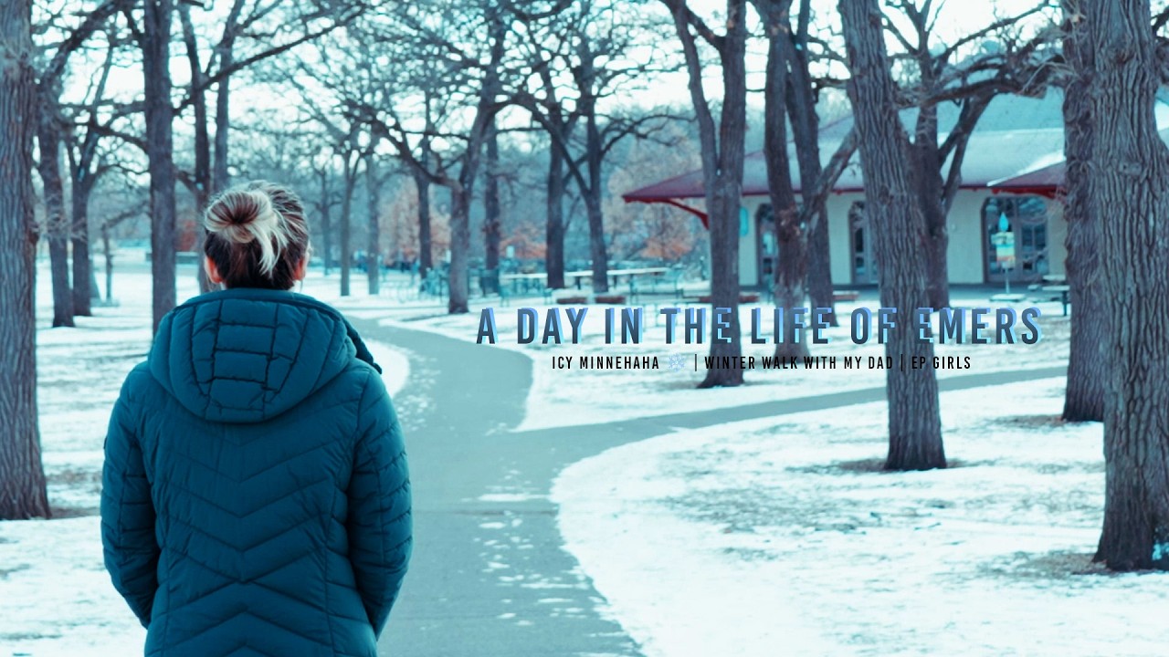 Walking in the Minneapolis Cold with My Dad ❄️ | Minnehaha Falls | SONY ZV-E1 🇺🇸 | Travel VLog