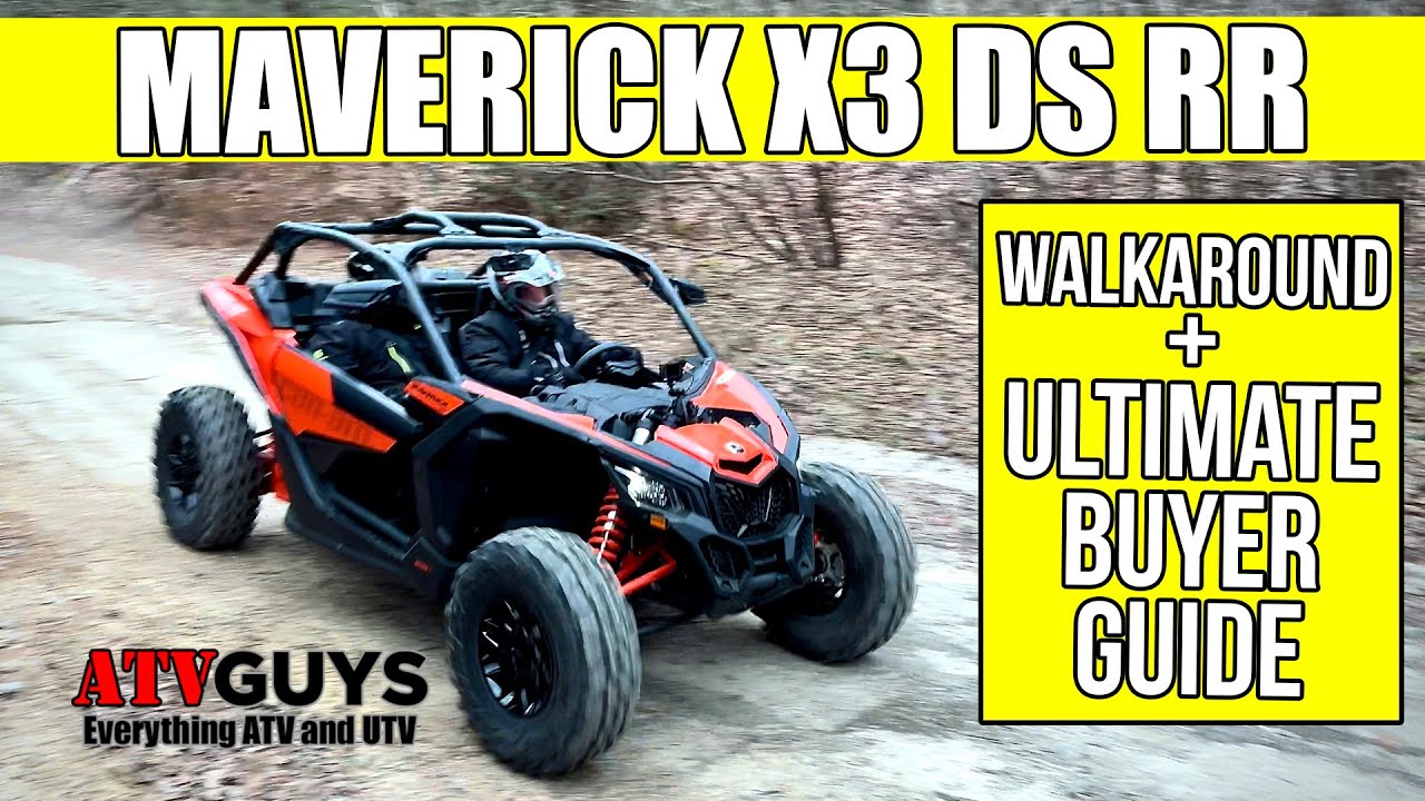 Can Am Maverick X3 DS RR DETAILED walk around