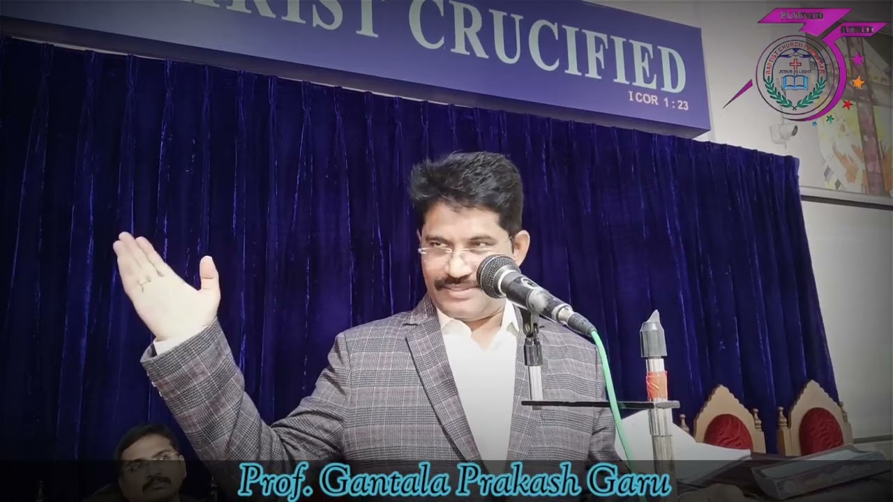 RAMNAGAR BAPTIST CHURCH, Hyderabad | 12 Nov 2023 | Prof. Prakash Gantela