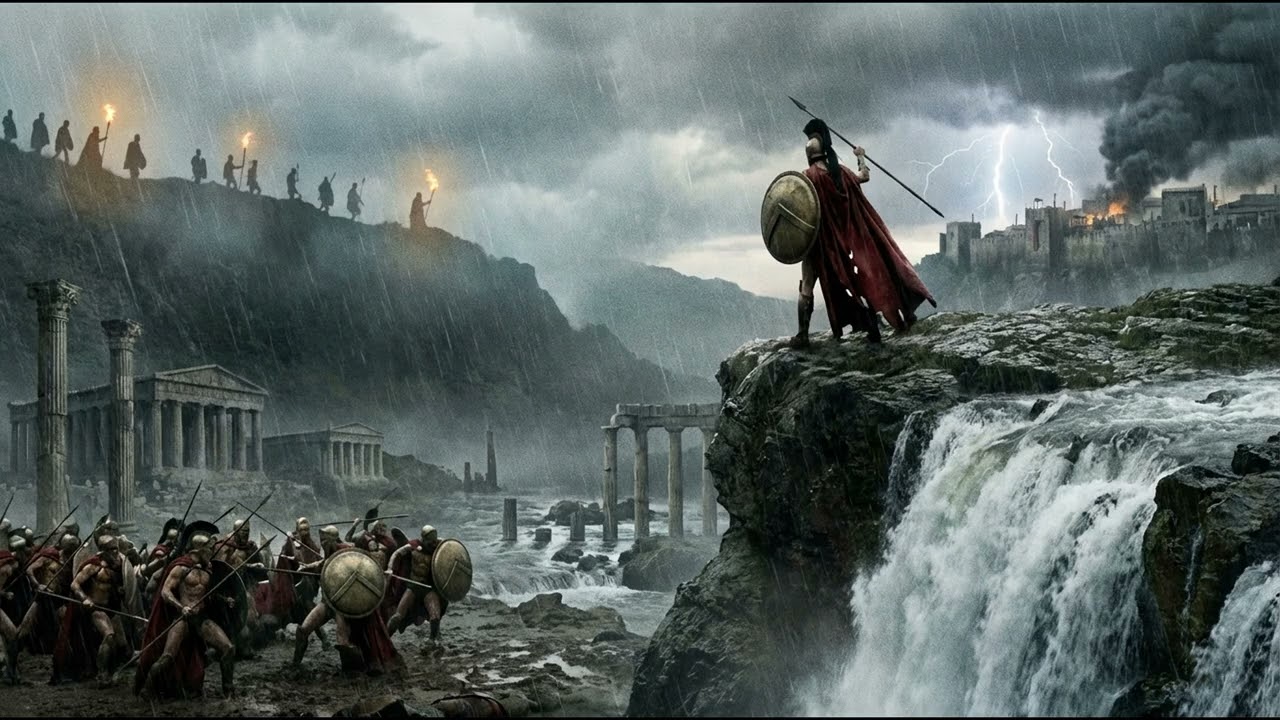 ⚡ Epic Ancient Greek War Song | Ἡ Βροντὴ τοῦ Καθαρτικοῦ Καταιγισμοῦ | War Drums of Sparta