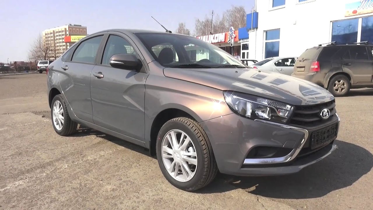 2017 Lada Vesta. Start Up, Engine, and In Depth Tour.