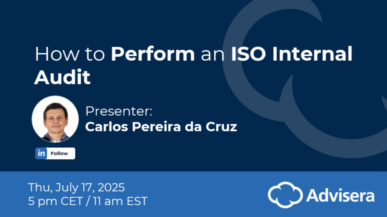 How to Perform an ISO Internal Audit [live webinar]