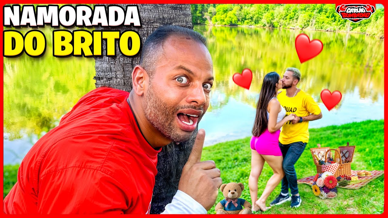 ERA PRA SER SÓ UM ESCONDE ESCONDE... MAS FLAGREI O BRITTO COM SUA NOVA NAMORADA !