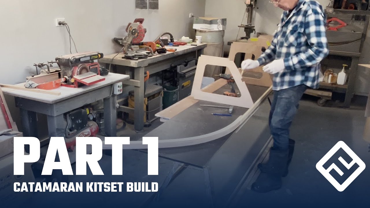 DIY Catamaran boat building Part 1 - Form and Float