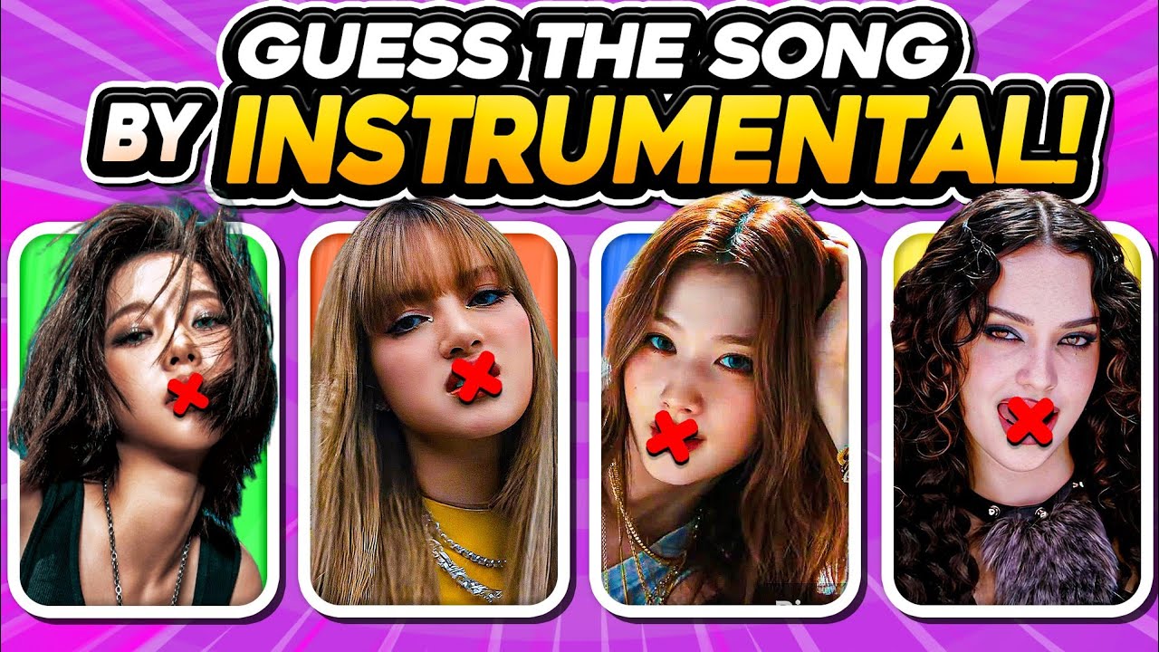 GUESS THE SONG BY THE INSTRUMENTAL 🔇🔥 | LPOP QUIZ / KPOP GAMES 🎮