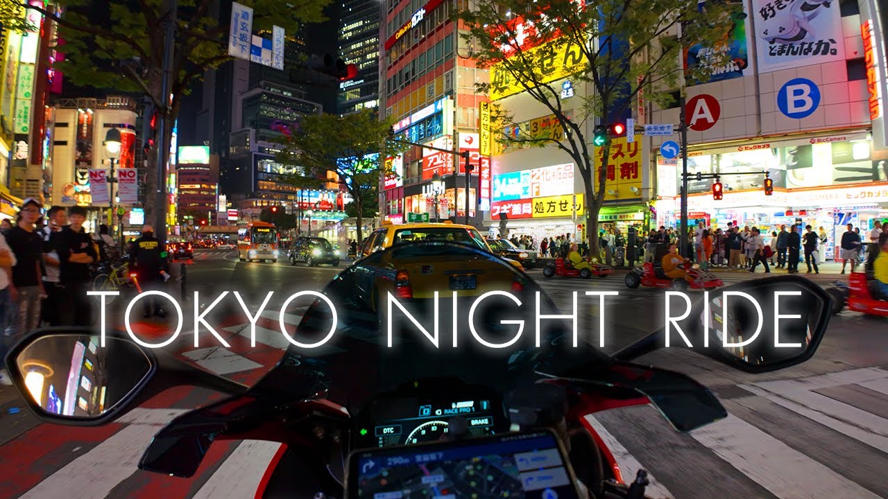 [Uncut] Tokyo Night Ride #1 - Shibuya to Akihabara - | 4K | PureSound | BMW S1000RR |