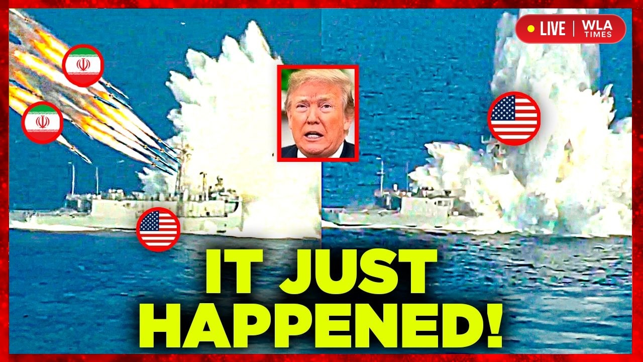 LIVE ON CAM: US WARSHIP 'HIT' Iran Video; Missiles, Drones 'POUND' US Navy As Hormuz EXPLODES?