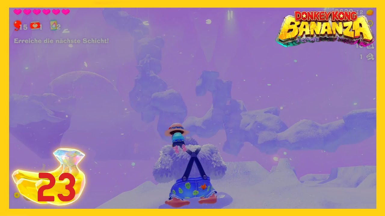 Let's Play Donkey Kong Bananza Part 23 Meister im Schneebauen!