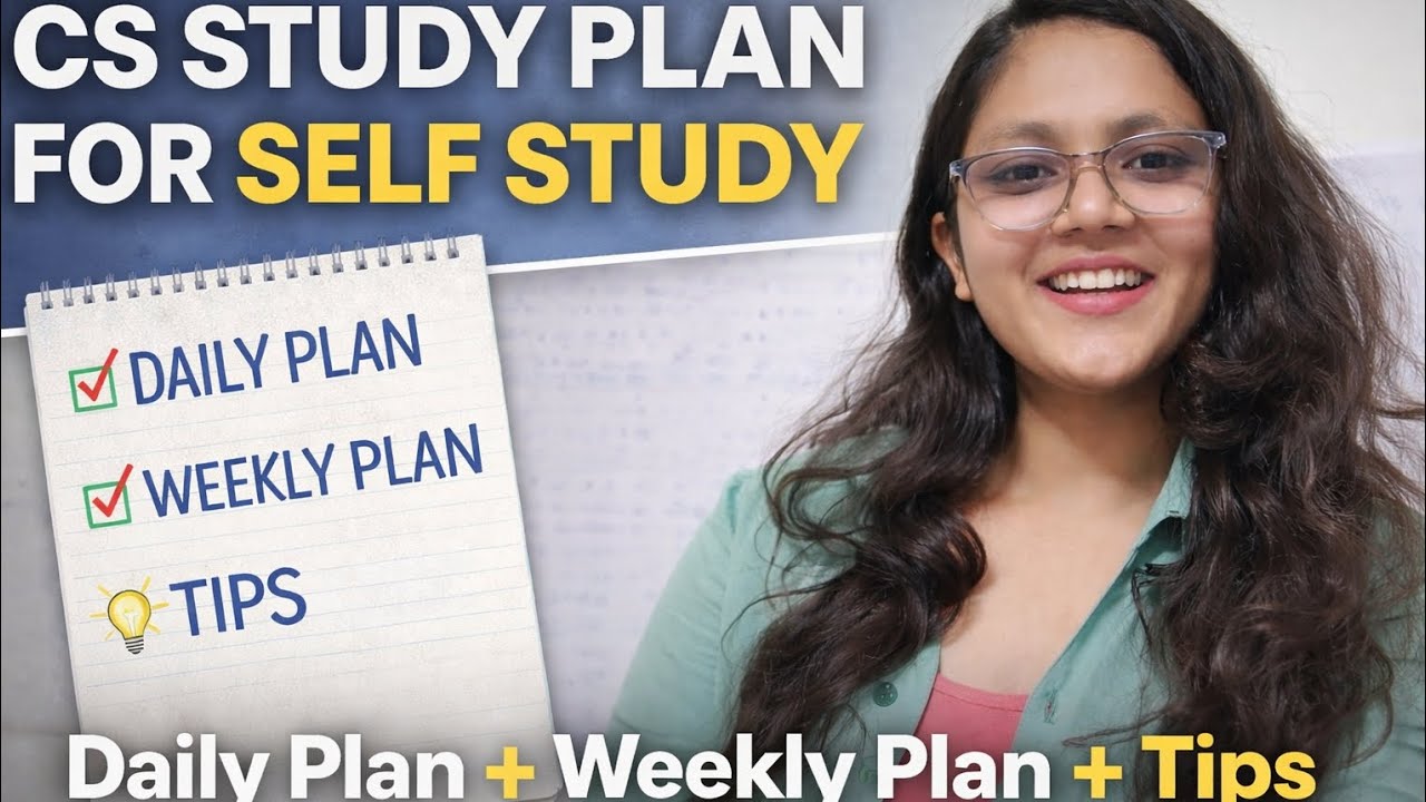 CS self study plan |Daily plan ,Weekly plan and some important tips ✨