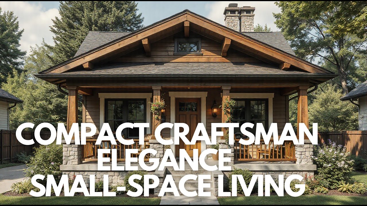 Compact Craftsman Elegance: A Perfect Blend of Style and Functionality in Small-Space Living
