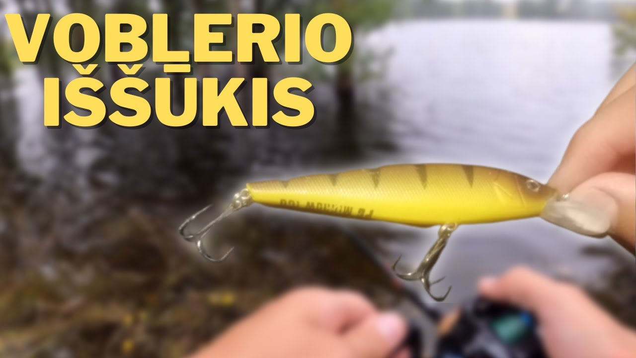 VOBLERIO IŠŠŪKIS! | Lydekų žvejyba