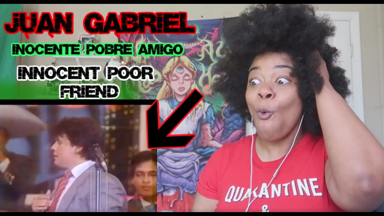 JUAN GABRIEL - INOCENTE POBRE AMIGO - CARAY (LIVE) REACCION!